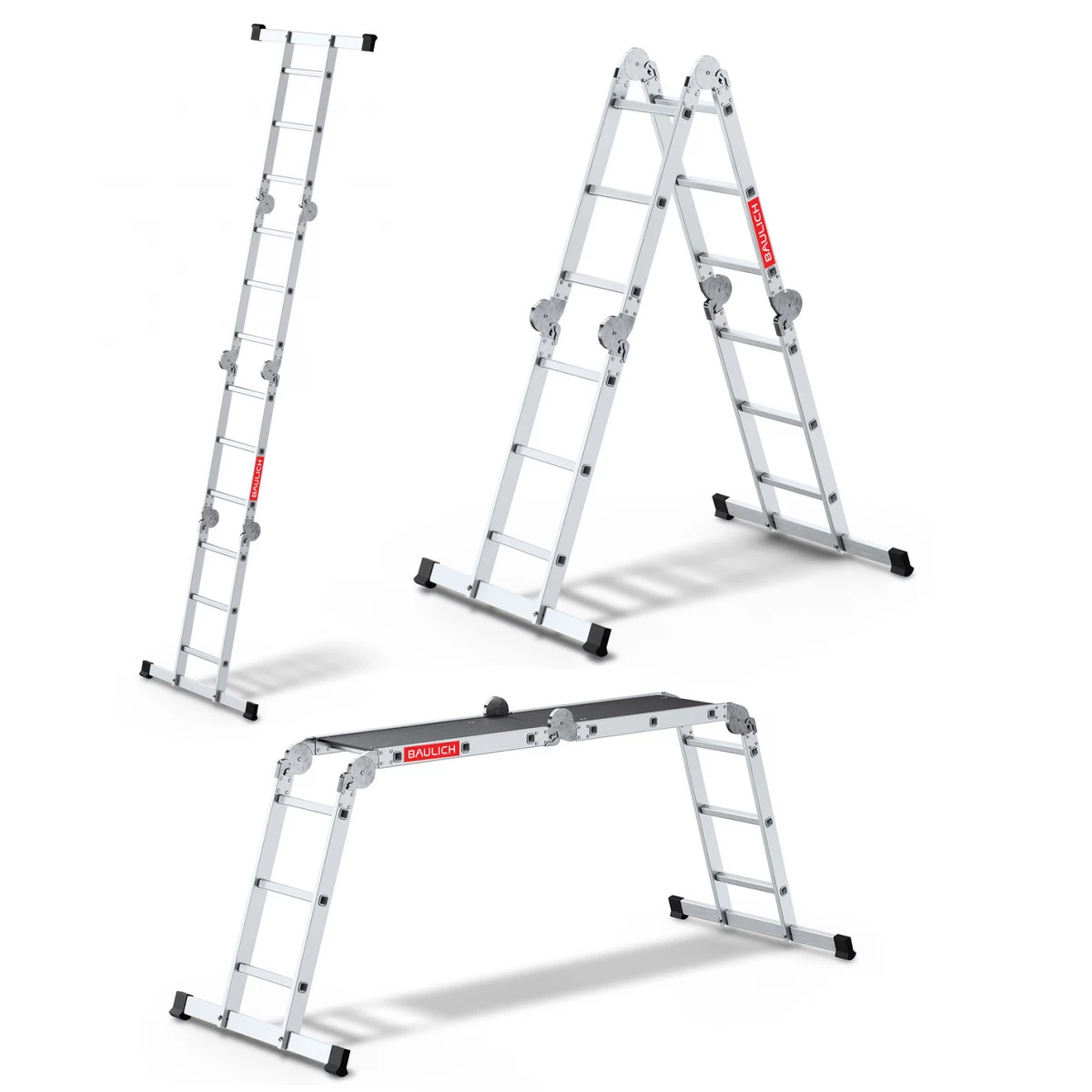 BAULICH 4x3 Zglobne Merdevine sa Platformom PRO